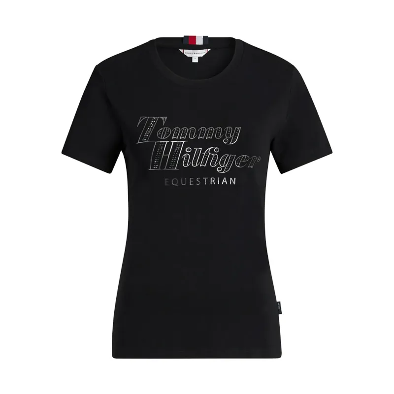 Hilfiger Malibu Rhinestone T-Shirt - Black-1
