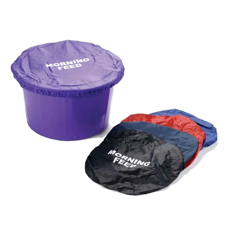 'Morning' Feed Bucket Cover - Red
