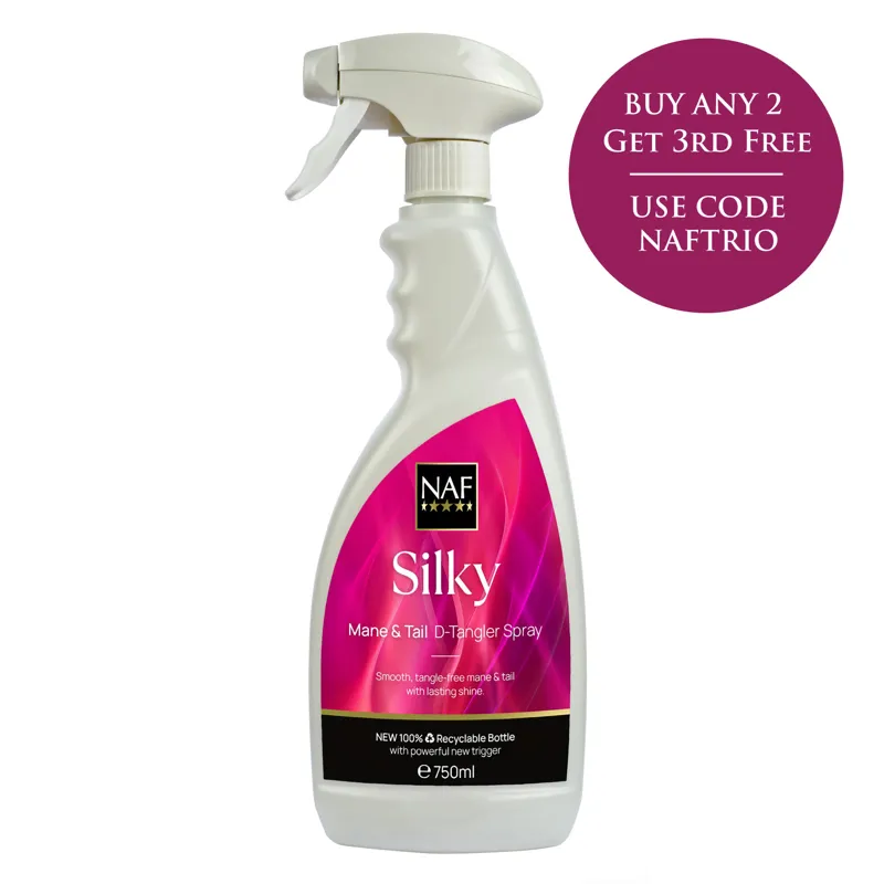 NAF D-Tangler Silky Mane and Tail Spray 750ml