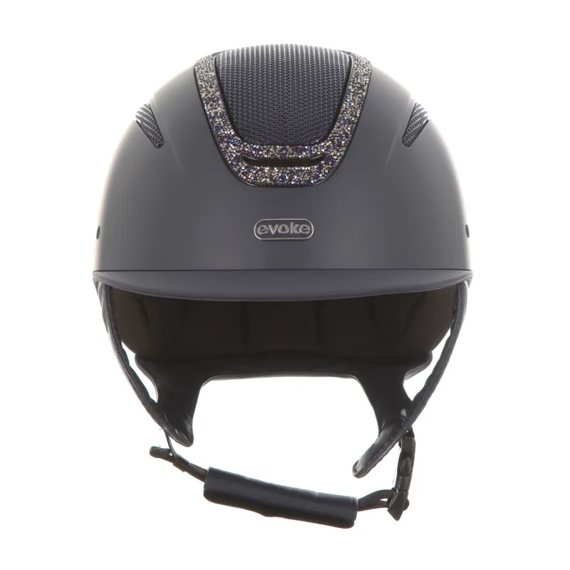 Evoke Elara Classic Peak - Navy/Navy Crystal Frame Helmet