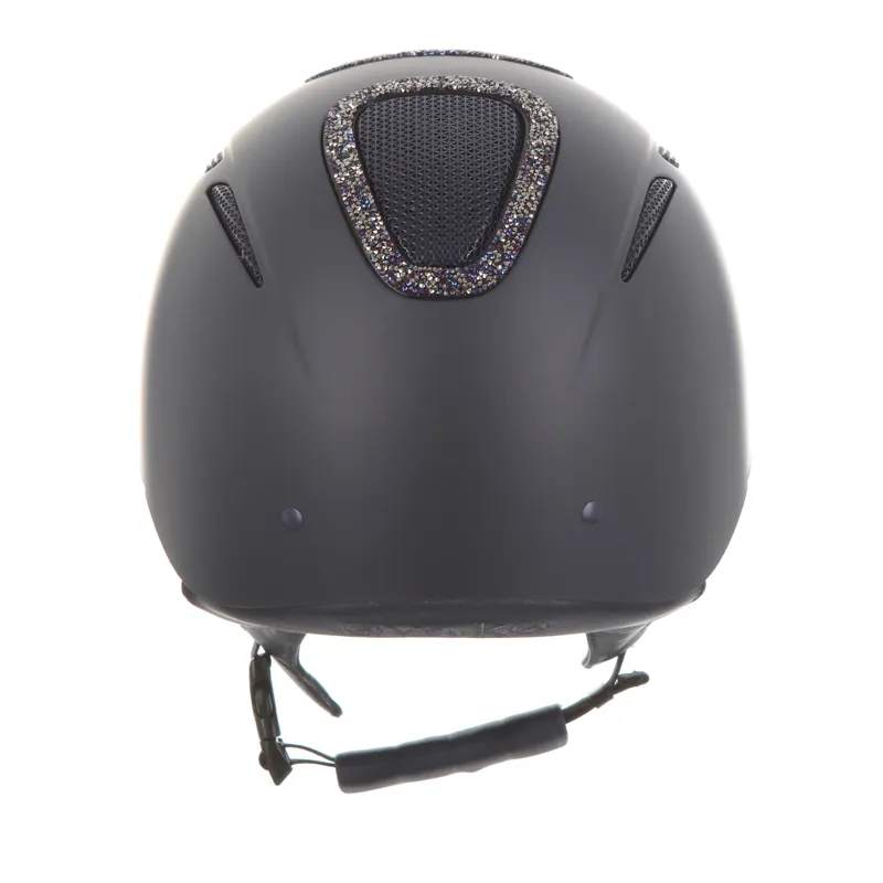 Evoke Elara Classic Peak - Navy/Navy Crystal Frame Helmet-4