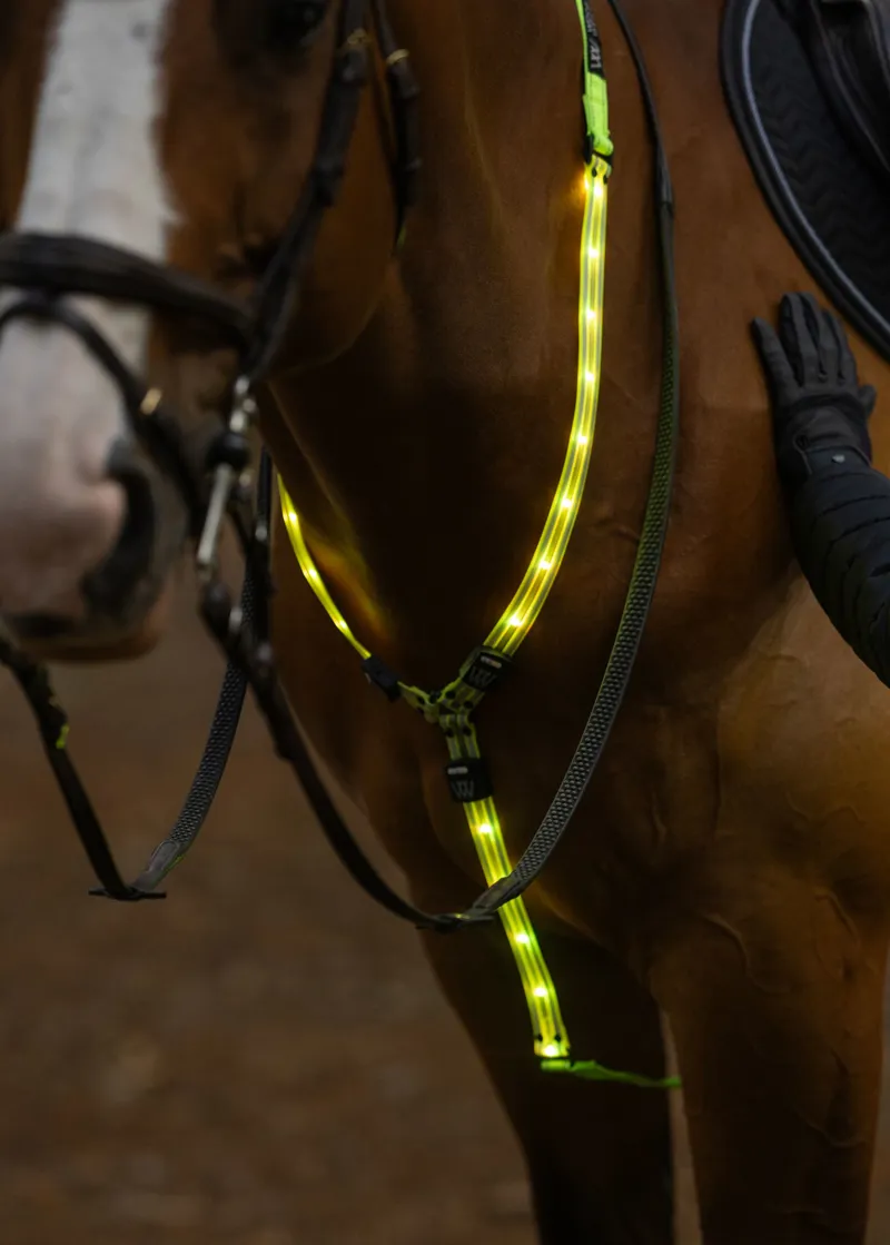 Woof Wear Rechargeable LED Neckband - Yellow-1
