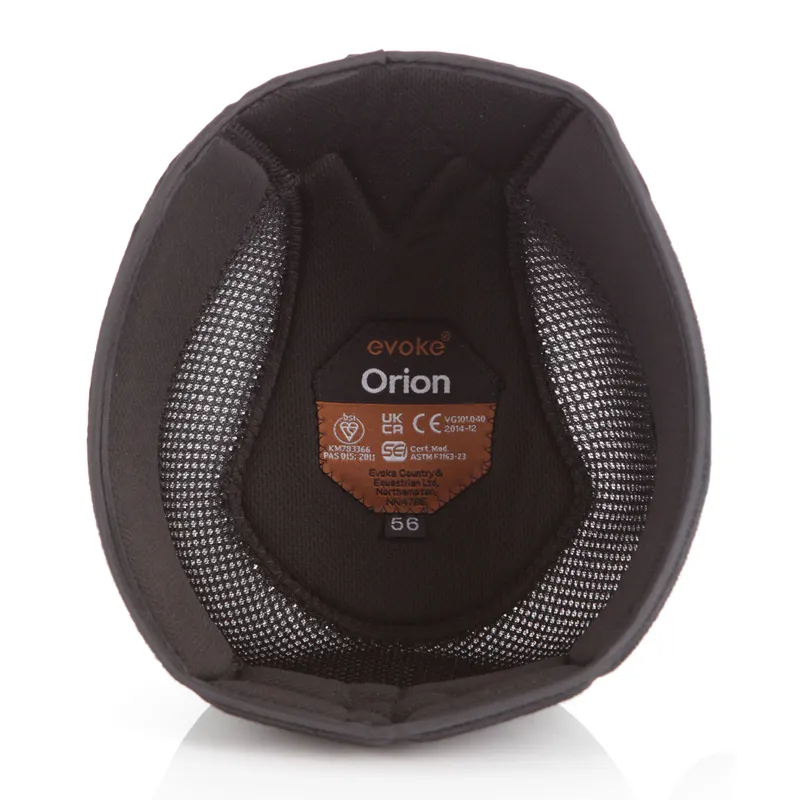 Evoke Orion Removable Padded Liner - Black