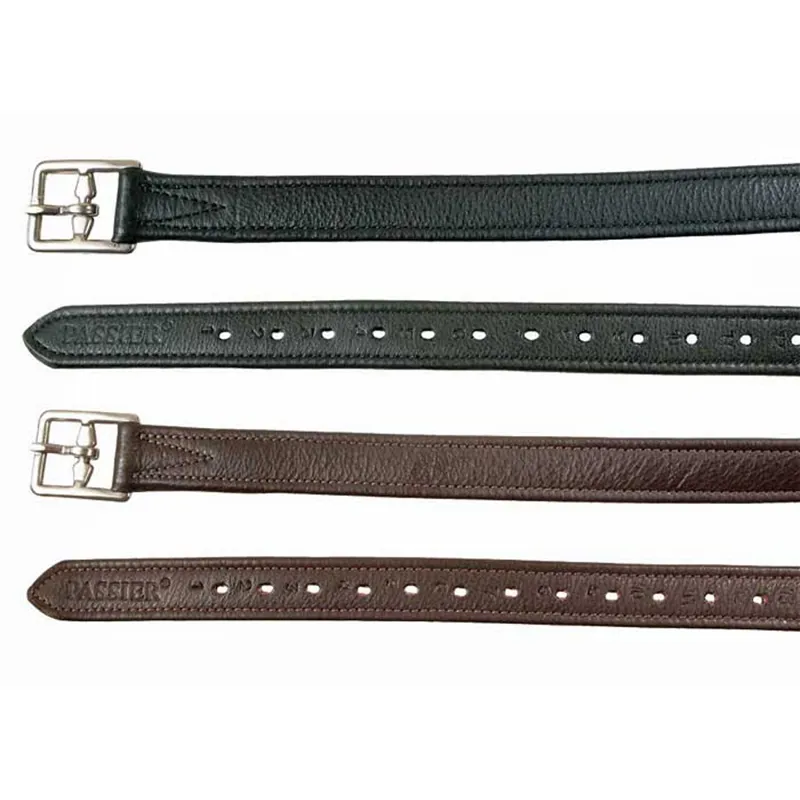 Passier Soft Stirrup Leathers - Black