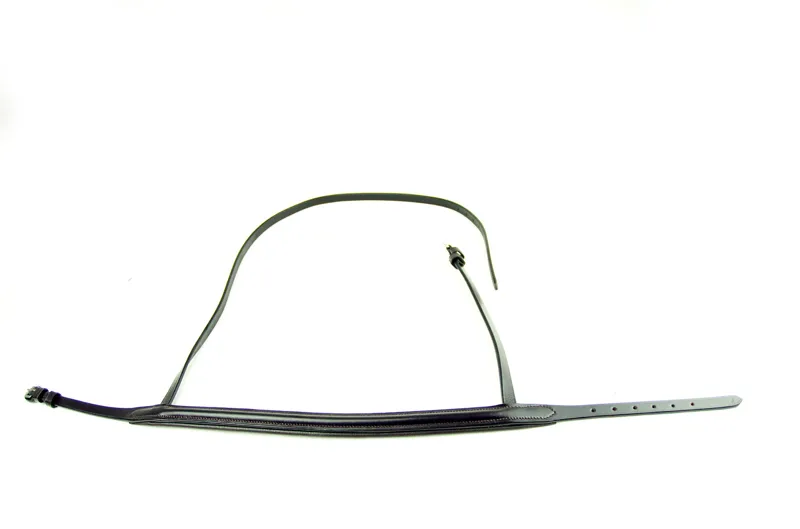 Ascot Padded Cavesson Noseband - Brown-1