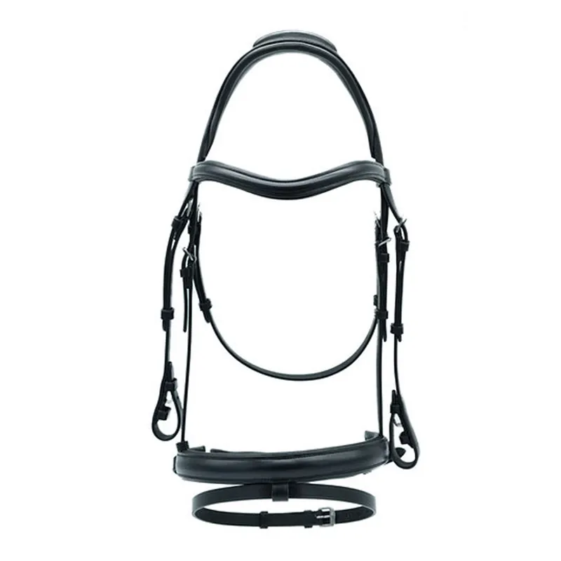 Platinum Anatomical Padded Dressage Bridle - Black-3