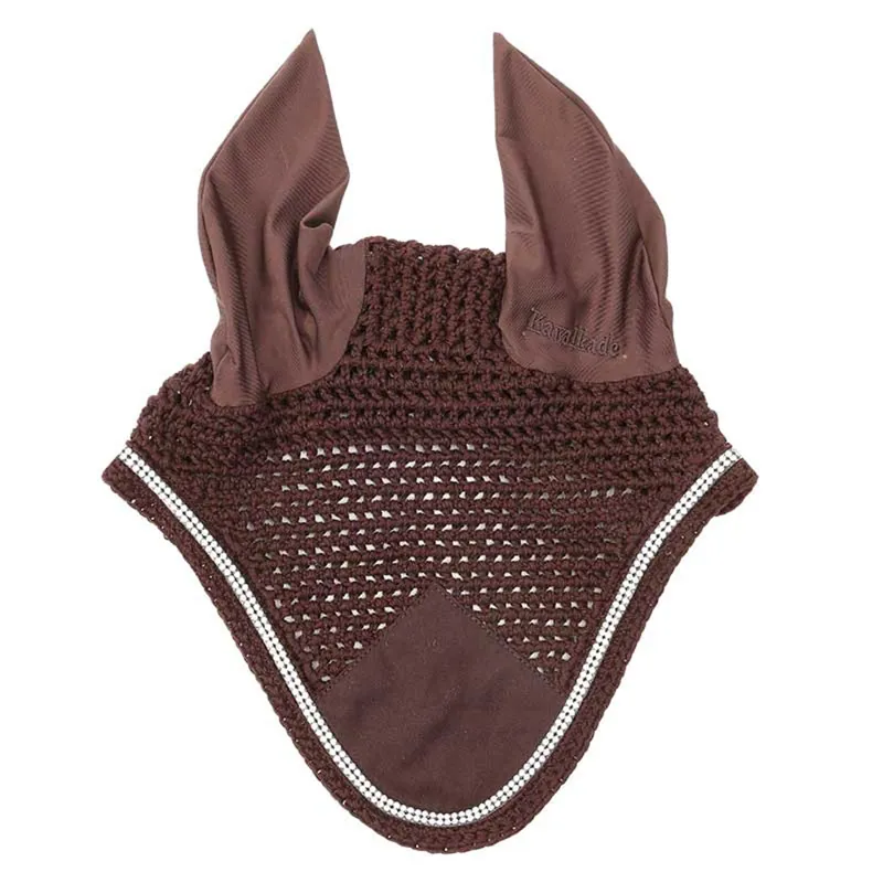 Kavalkade Rhinestone Fly Veil - Brown