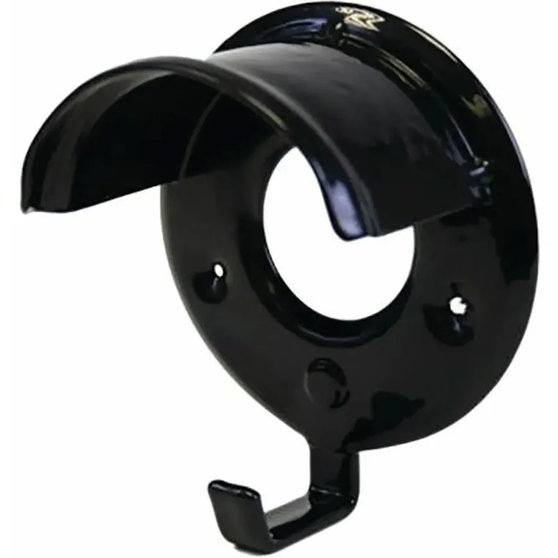 Stubbs Single Bridle Bracket / Bridle Hook - Black