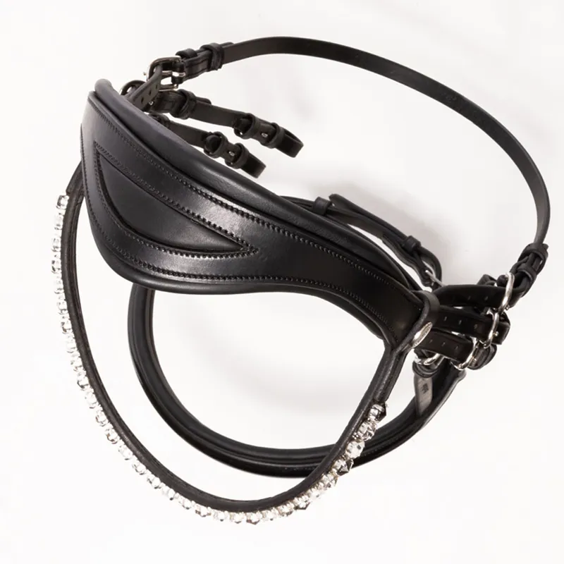 Kavalkade Selina Double Bridle Patent - Black-2