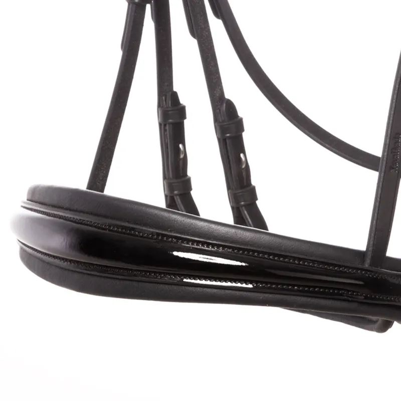 Kavalkade Selina Double Bridle Patent - Black-5