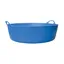 Gorilla Tubtrug Small Shallow - Blue - 15 Litre