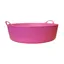 Gorilla Tubtrug Small Shallow - Pink - 15 Litre