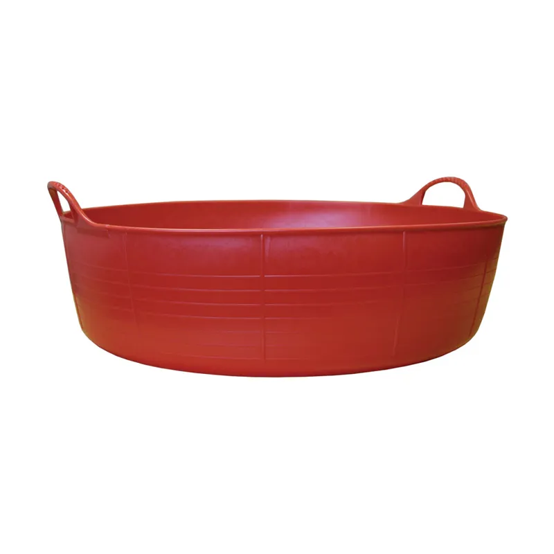 Gorilla Tubtrug Small Shallow - Red - 15 Litre