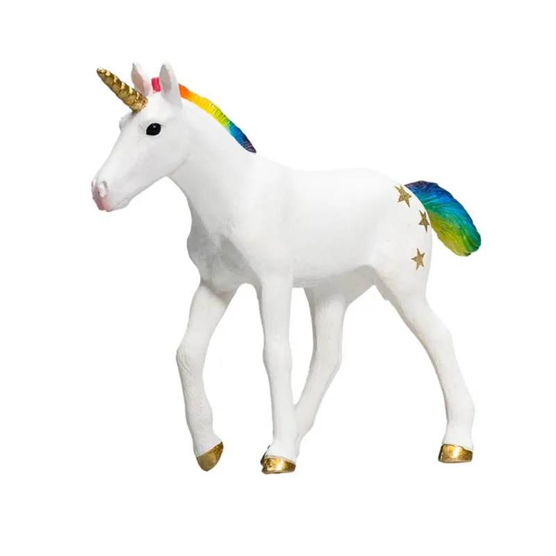 Mojo Unicorn Baby Rainbow Figurine