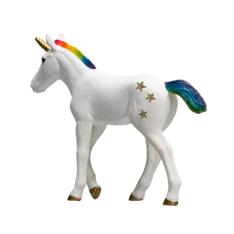 Mojo Unicorn Baby Rainbow Figurine-2