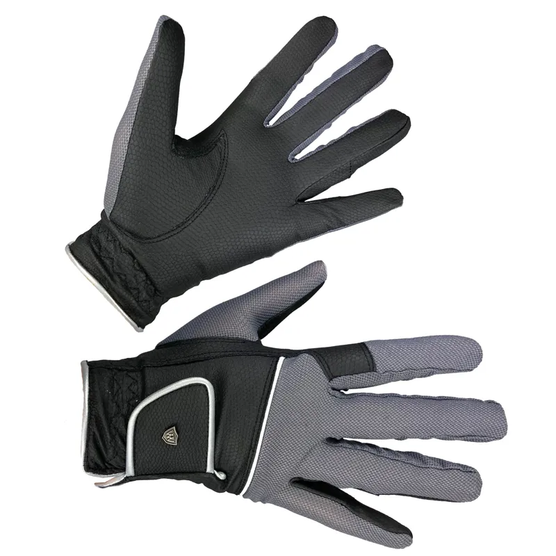Woof Wear Vision Riding Gloves - Grey
