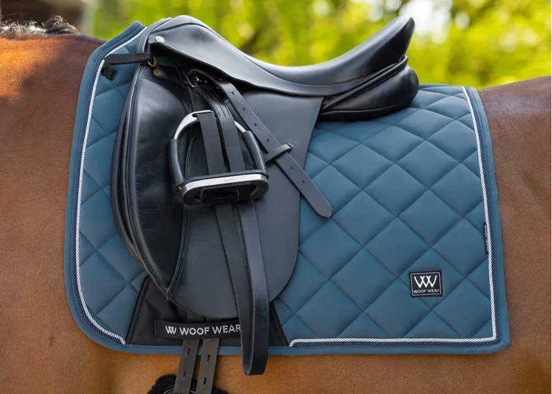 Woof Wear Aura Dressage Saddle Pad - Petrol-1
