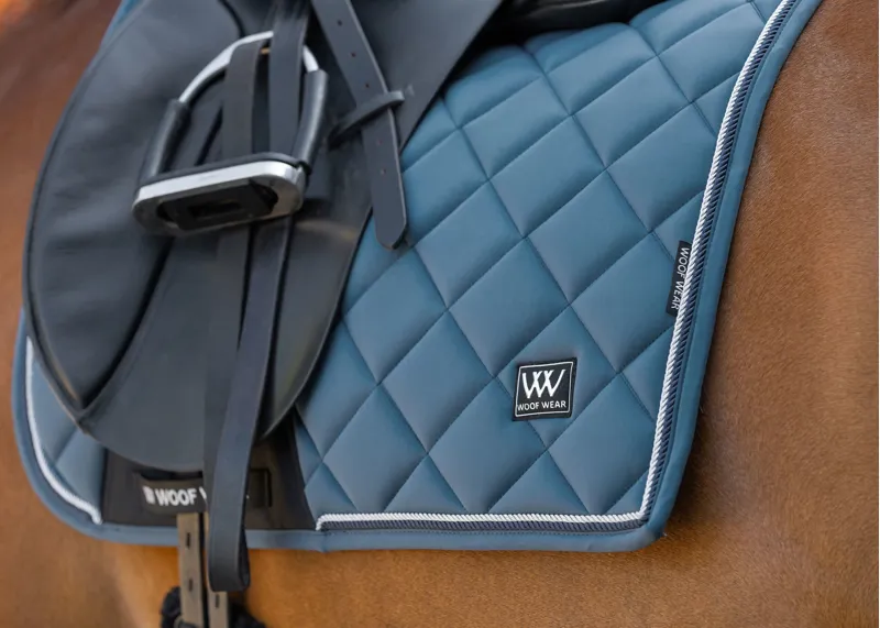 Woof Wear Aura Dressage Saddle Pad - Petrol-2