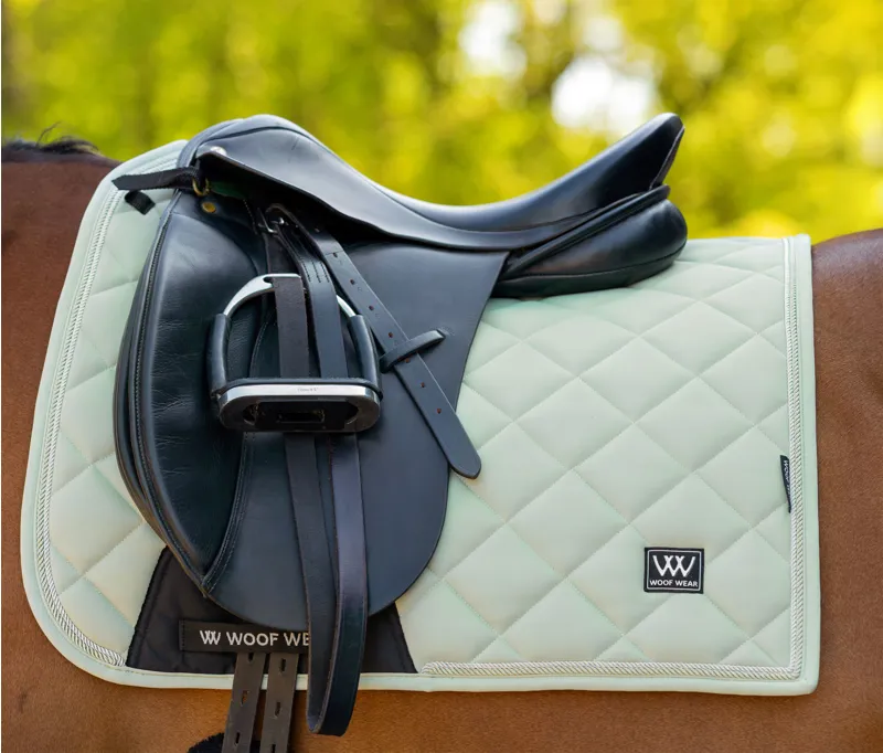 Woof Wear Aura Dressage Saddle Pad - Sage-1