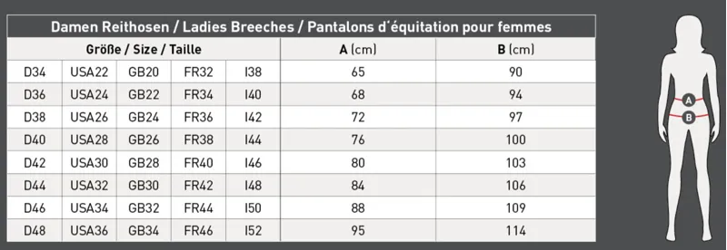 Waldhausen Comfort Ride Glam Full Seat Breeches - Beige-4