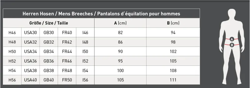 Waldhausen Marc Mens Grip Breeches - White-1