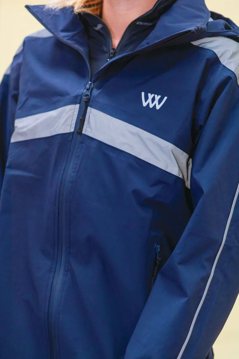 Woof Wear All Season UNISEX Waterproof Riding Jacket - Navy-1