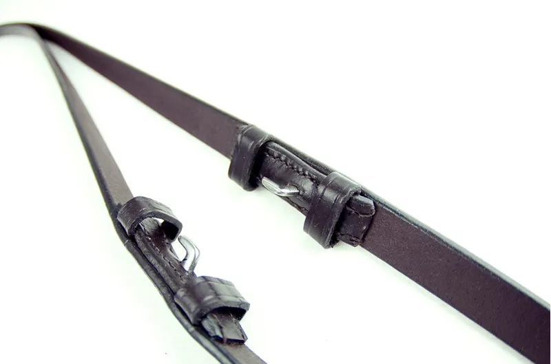 Ascot 1/2 Inch Weymouth Reins - Brown-1