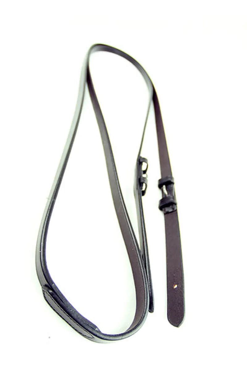 Ascot 1/2 Inch Weymouth Reins - Black