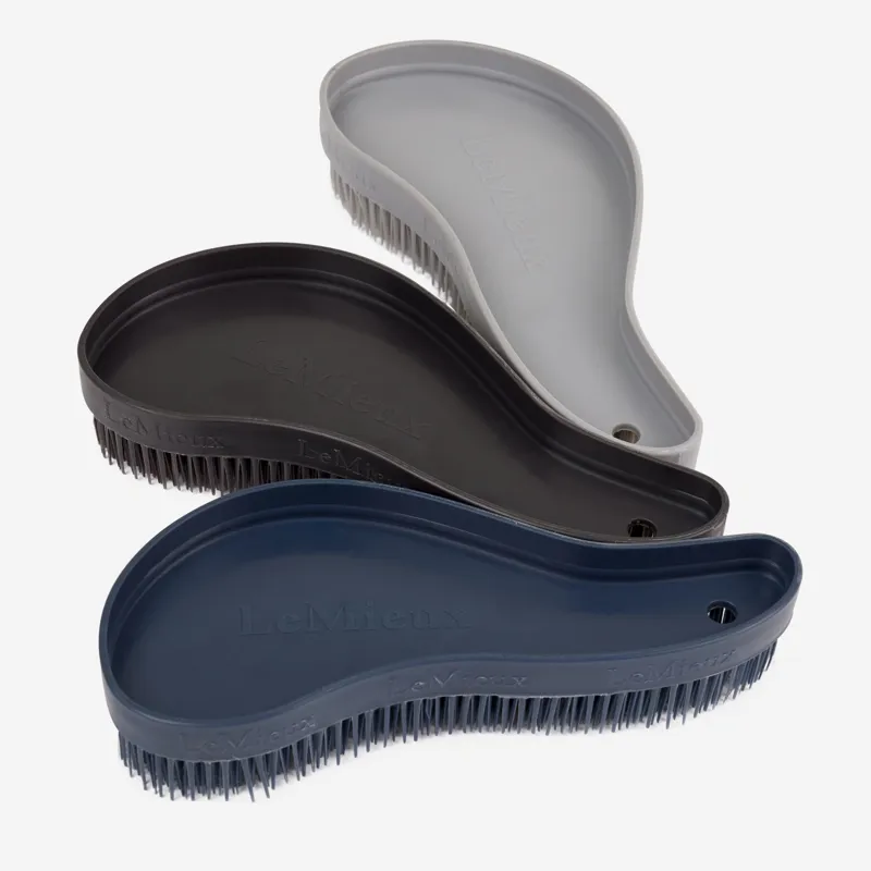 LeMieux Wizard Brush Trio - Navy/Black/Grey-1