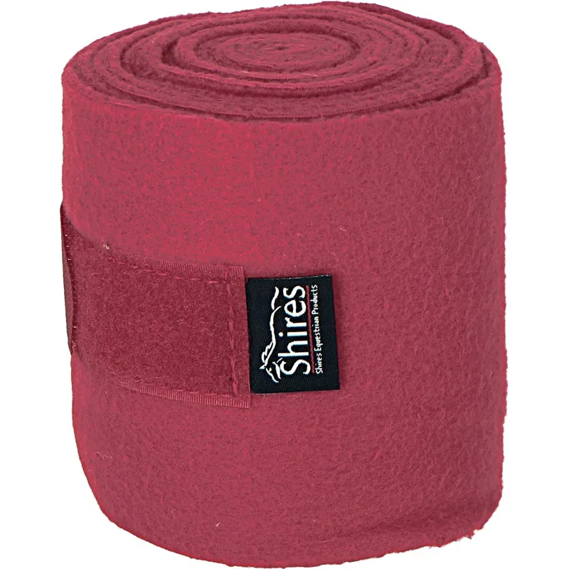 Fleece Bandages - Burgundy